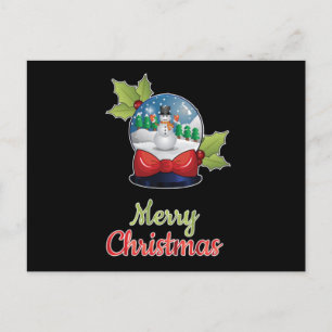 Carte Postale Père Noël Geek de Noël Cool Drôle idée cadeau