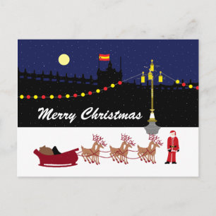 Carte postale père Noël In Madrid Christmas Holida
