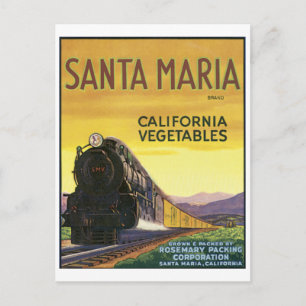 Carte Postale père Noël Maria
