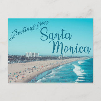 Carte postale père Noël Monica