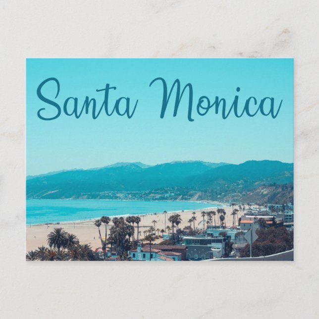 Carte postale père Noël Monica (Devant)