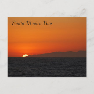 Carte postale père Noël Monica Bay