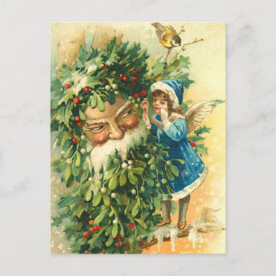 Carte postale Père Noël victorienne