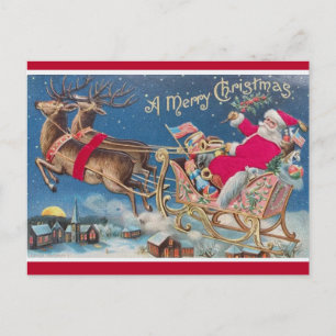 Carte Postale Père Noël vintage