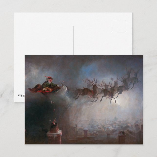 Carte Postale Père Noël | William Holbrook Beard | (Devant / Derrière)