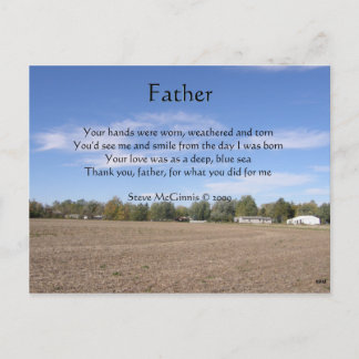 Carte postale Père Poem