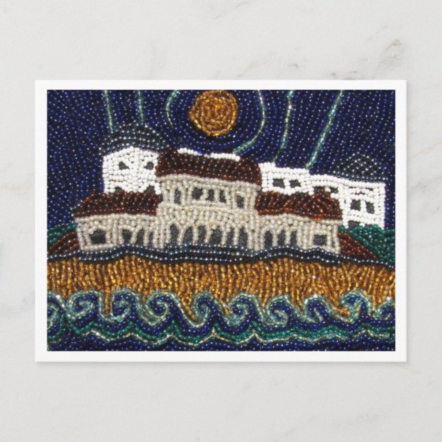 Carte Postale Perle Art Bondi Beach Sydney Austral (Devant)