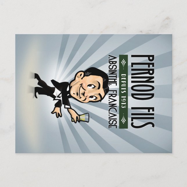 Carte Postale Pernod Fils (Devant)