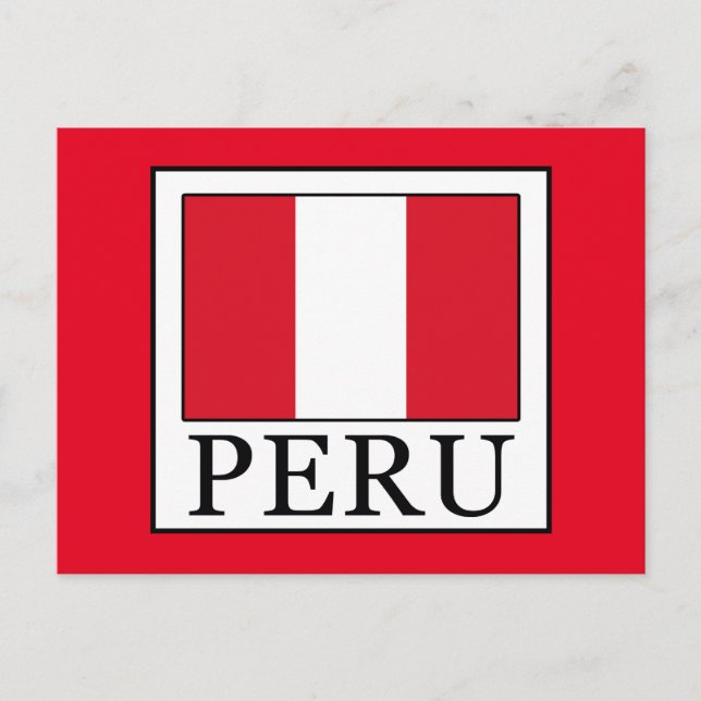 Carte Postale Pérou (Devant)