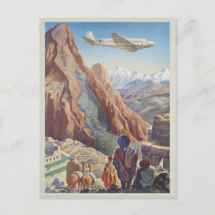 Carte postale Pérou/Amérique du Sud vintage