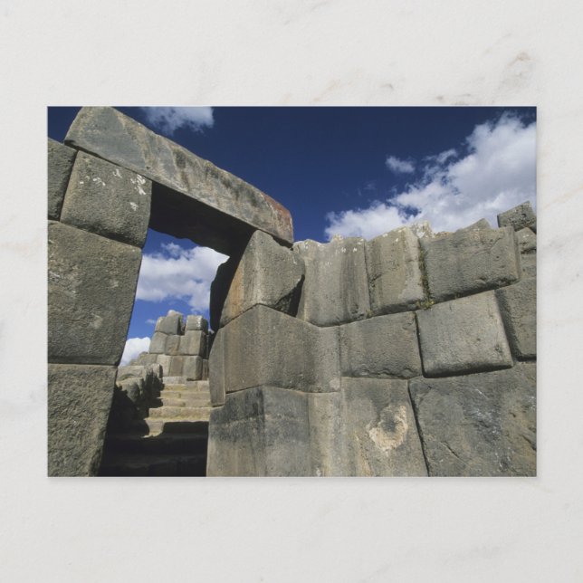 Carte Postale Pérou, Cuzco, forteresse de Sacsayhuaman, bon exem (Devant)