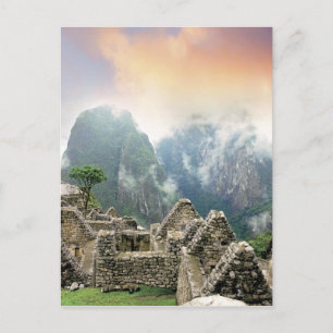 Carte Postale Pérou, Machu Picchu, l'ancienne cité perdue de