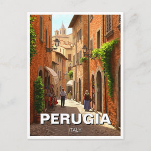 Carte Postale Pérouse Italie Voyage