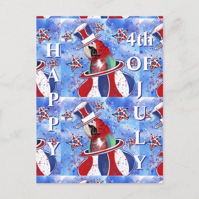 Carte Postale Perroquet (Devant)