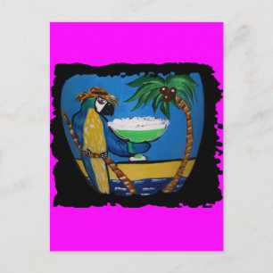 Carte Postale Perroquets qui s'ennuient