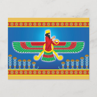 Carte Postale Persan Faravahar de Zoroastrian