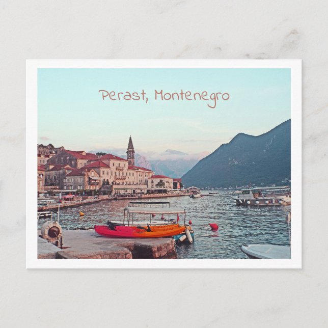 Carte Postale Perse, Monténégro (Devant)