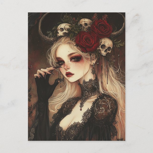Carte Postale Persephone la déesse du monde souterrain (Devant)