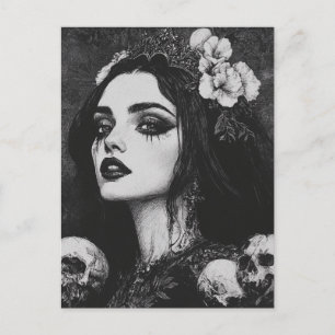 Carte Postale Persephone noir et blanc