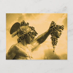 Carte Postale Perseus contre Medusa