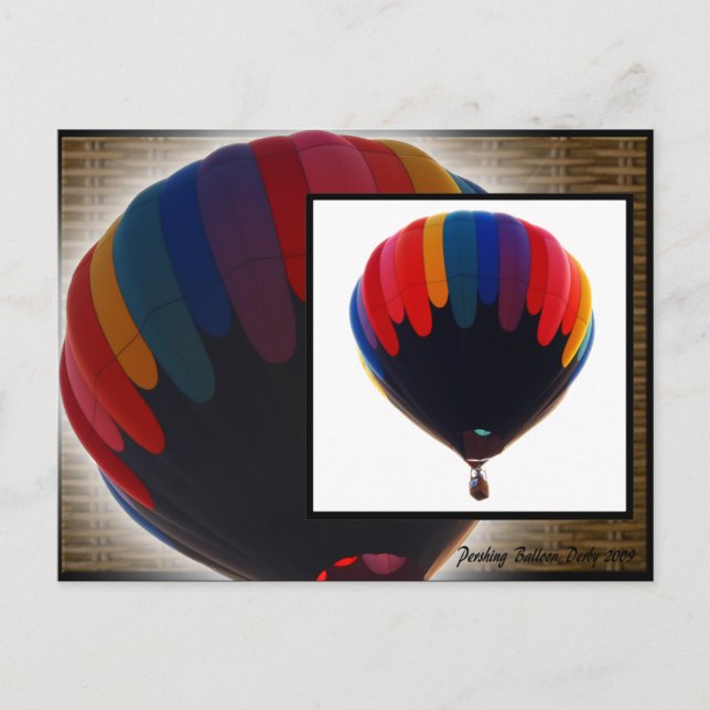 Carte Postale Pershing Balloon Derby 2009 (Devant)