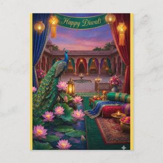 Carte Postale Personalized Diwali Festival Postcard