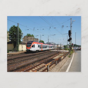 Carte Postale Personenzug in Rüdesheim am Rhein