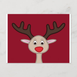 Carte Postale Personnage de dessin animé Reindeer