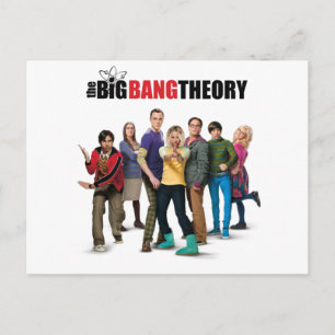 Carte Postale Personnages de The Big Bang Theory