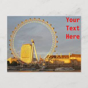 Carte postale personnalisable à Londres