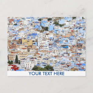 Carte postale Personnalisable Chefchaouen, Maroc