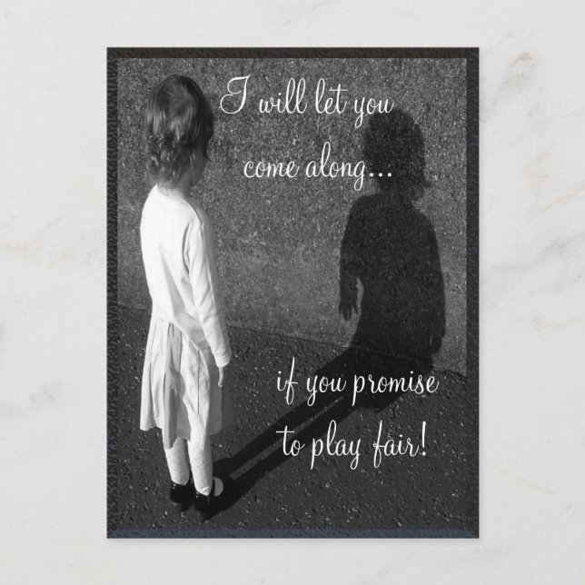 Carte postale personnalisable Fair Play (Devant)