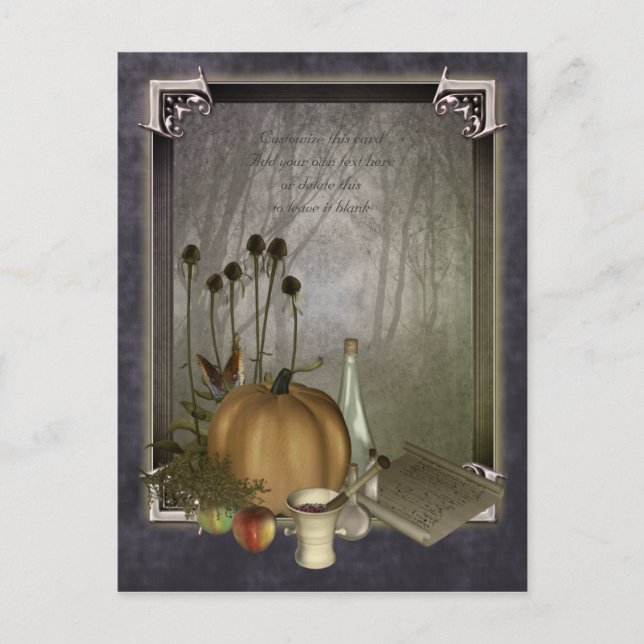 Carte postale personnalisable Natural Witch (Devant)