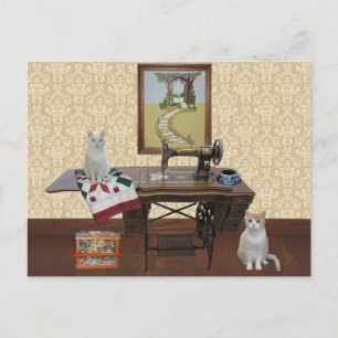 Carte postale personnalisable pour Seamstress & Qu