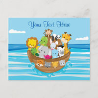 Personnalisé | Bébé Animaux | Thème Arche de Noah