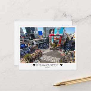 Carte Postale Personnalisé, depuis SHIBUYA CROSSING avec amour
