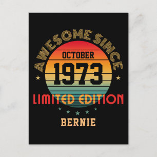 Carte Postale Personnalisé Fantastique Anniversaire Année Mois N