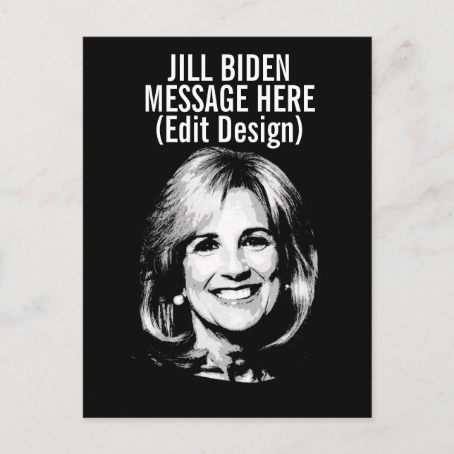 Carte Postale Personnalisé JILL BIDEN (Devant)