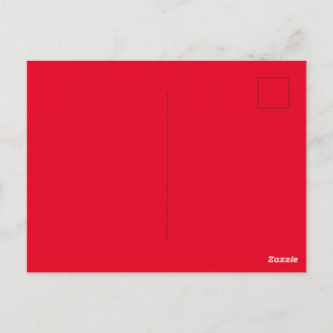 Carte Postale Personnalisé Rouge Image-Parfait Standard