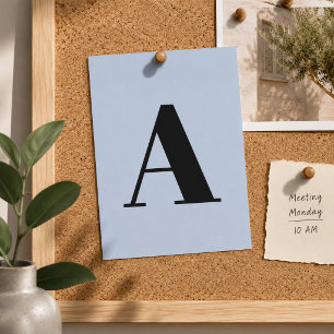 Carte postale personnalisée avec lettre   Carte de
