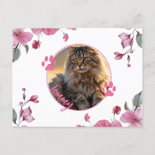 Carte postale personnalisée avec photo de votre an