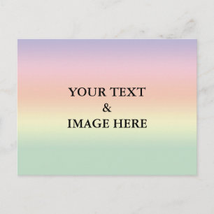 Carte postale personnalisée avec votre propre phot