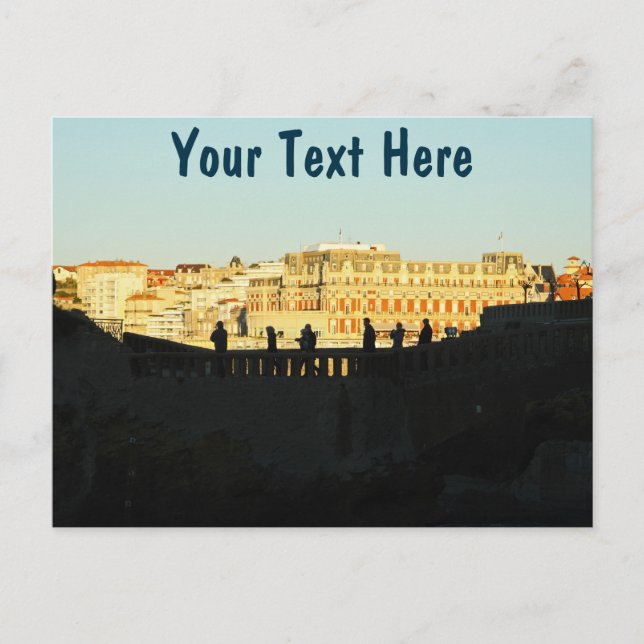 Carte postale personnalisée Biarritz, France (Devant)