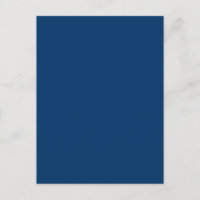 Carte postale personnalisée bleue de minuit - Comm