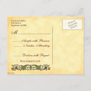Carte postale personnalisée Cornucopia Thanksgivin