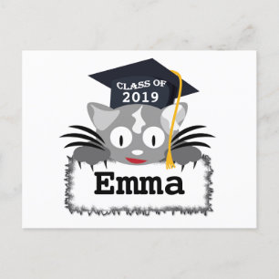 Carte Postale Personnalisée De Graduation. Joli vi
