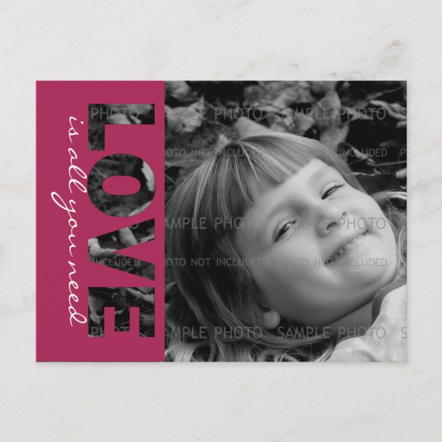 Carte postale personnalisée de la Saint-Valentin | (Devant)