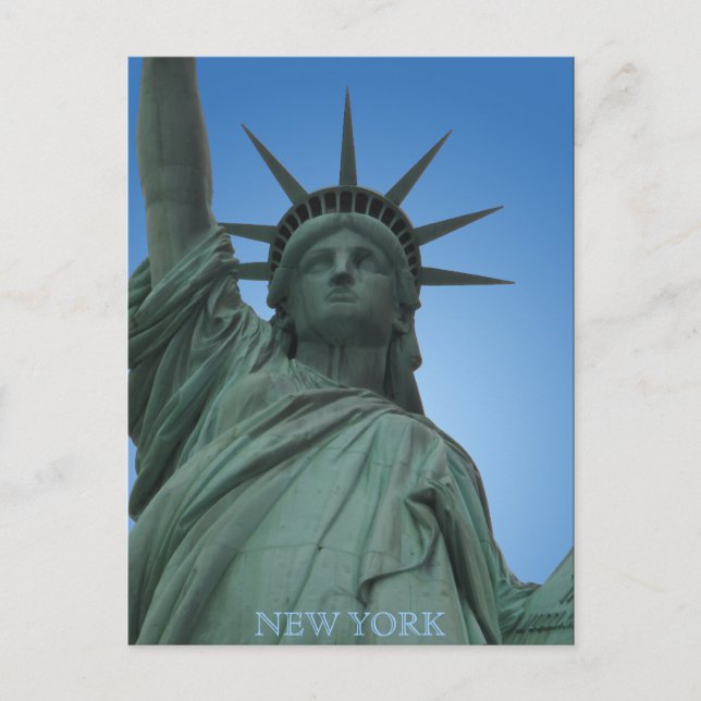 Carte postale personnalisée de l'état de Liberty N (Devant)