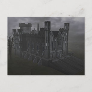 Carte postale personnalisée du château gris