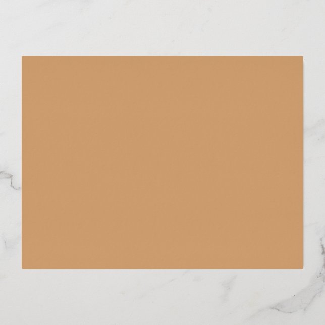 Carte postale personnalisée en feuille métallique  (Recto)